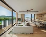 Open-plan living room in Phuket villa - Sun Above Phuket
