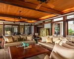 Open-plan living room in Phuket villa - Sun Above Phuket