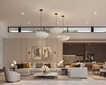 Open-plan living room in Phuket villa - Sun Above Phuket